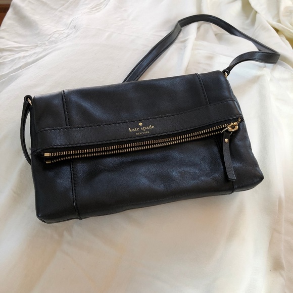 kate spade Handbags - Kate Spade Black Foldover Purse